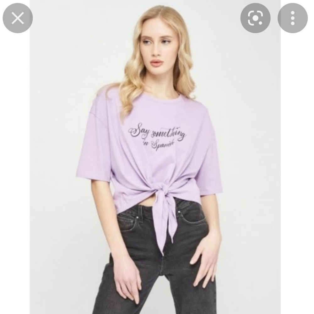 Zara say something in Spanish shirt